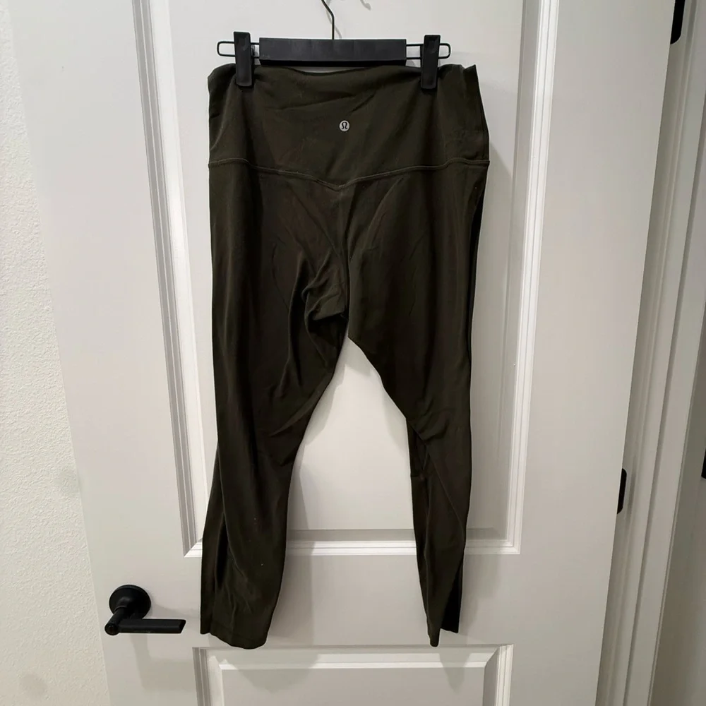 Lululemon Align High-Waisted Olive Green Leggings